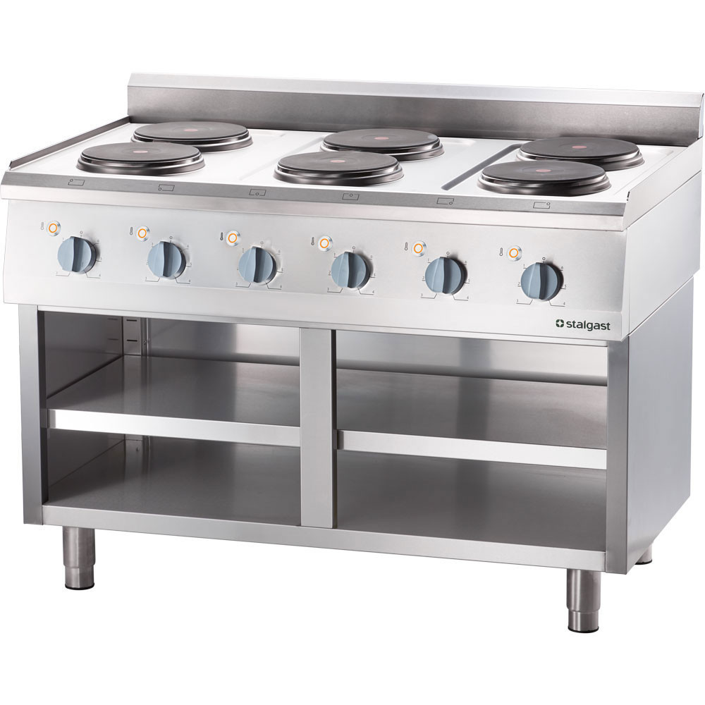 Cocina Eléctrica Sobremesa 6 Fuegos Trifásica | Gastroten