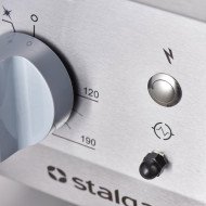 Plancha Acero Sobremesa Ranurada 40 Gas Natural | Gastroten