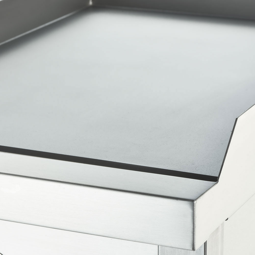 Plancha Cromo Duro Sobremesa 40 Gas Butano | Equipamiento Industrial