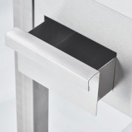 Plancha Cromo Duro Sobremesa Lisa 80 Gas Butano | Gastroten