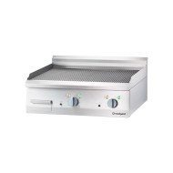 Plancha Acero Sobremesa Ranurada 80 Eléctrica | Equipamiento Hostelería