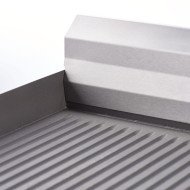 Plancha Acero Sobremesa Ranurada 80 Eléctrica | Equipamiento Hostelería