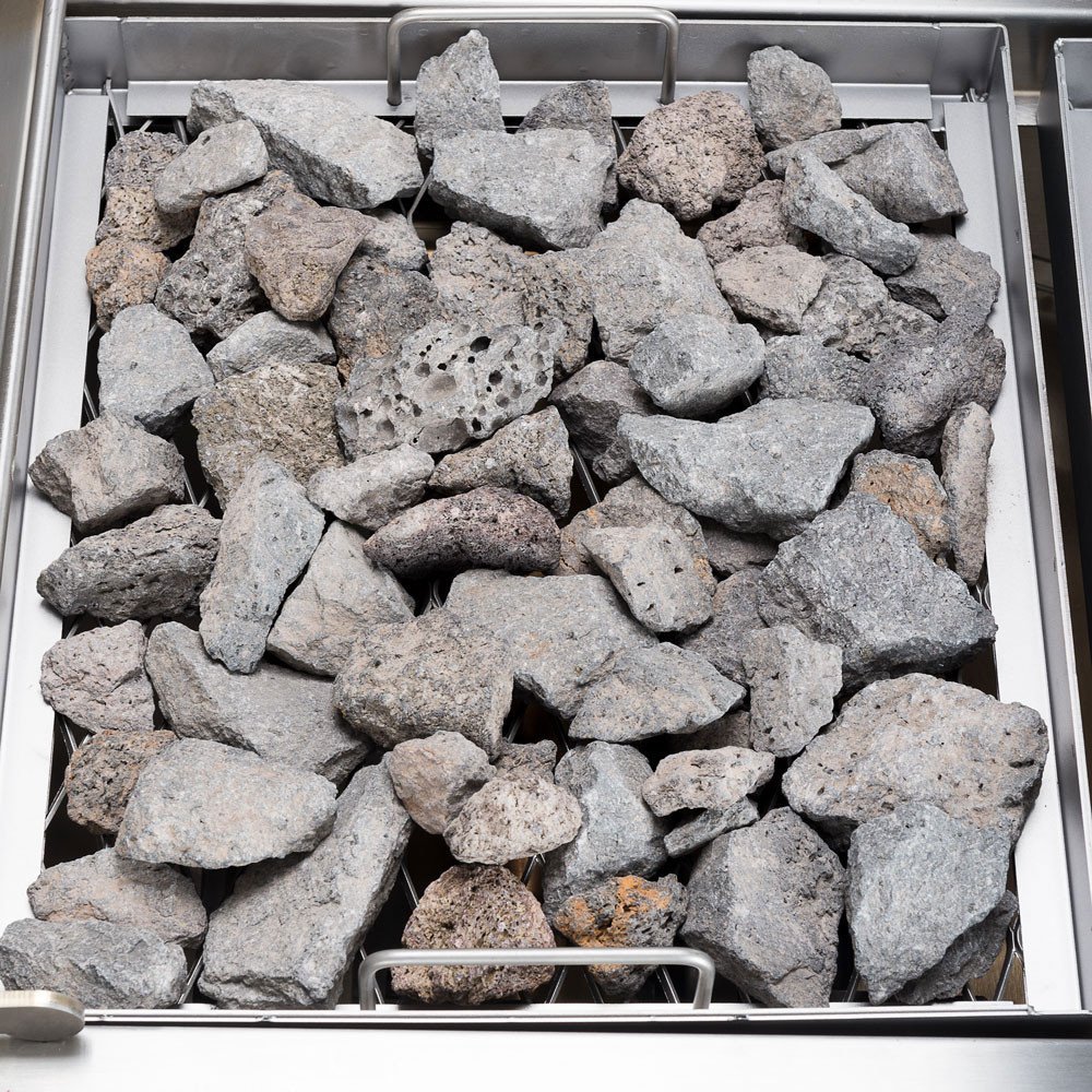 Barbacoa de Piedra Volcánica Gas Butano Rejilla Tipo S 40 | Gastroten