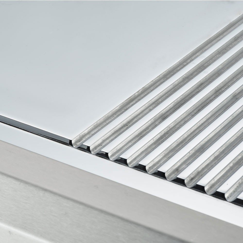 Plancha Eléctrica Trifásica 80cm Ranurada Stalgast | Equipamiento Industrial