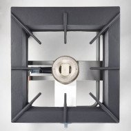 Cocina 2 Fuegos Gas Natural Sobremesa Stalgast | Equipamiento Industrial