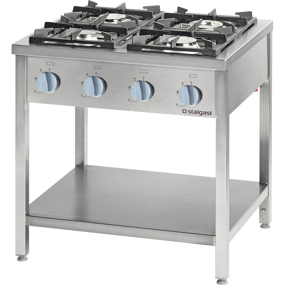 Cocina 4 Fuegos Gas Natural Mesa 900x900 Stalgast | Equipamiento Industrial
