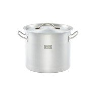 Olla Recta con Tapa 28 cm Ø 15,4L | Equipamiento Industrial