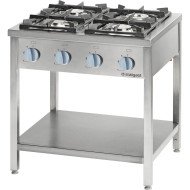 Cocina 4 Fuegos Gas Butano 900x900 Stalgast | Equipamiento Industrial