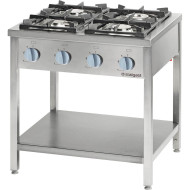 Cocina 4 Fuegos Gas Natural 900x900 Stalgast | Equipamiento Industrial