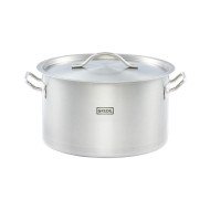 Olla Recta con Tapa 36cm 22,4L | Equipamiento Industrial