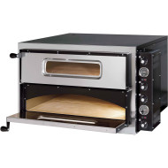 Horno de Pizza Eléctrico Doble 4+4x35 cm 400°C | Gastroten