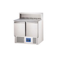 Mesa Pizzera 90cm 2 Puertas GN 1/6 | Equipamiento Industrial