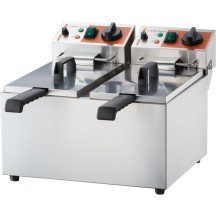 Freidora Eléctrica Doble 5+5L Caterina | Hostelería Profesional