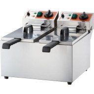 Freidora Eléctrica Doble 5+5L Caterina | Hostelería Profesional