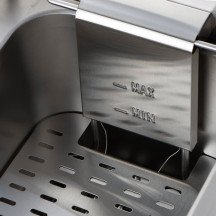 Freidora Eléctrica Doble 8+8L Grifo Sobremesa | Gastroten