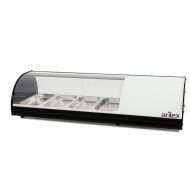 Vitrina Refrigerada Curva 4 Cubetas GN 1/3 | Gastroten