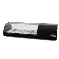 Vitrina Refrigerada Curva 4 Cubetas GN 1/3 | Gastroten