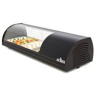 Vitrina Refrigerada Curva 4 Cubetas GN 1/3 | Gastroten