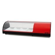 Vitrina Refrigerada Curva 4 Cubetas GN 1/3 | Gastroten