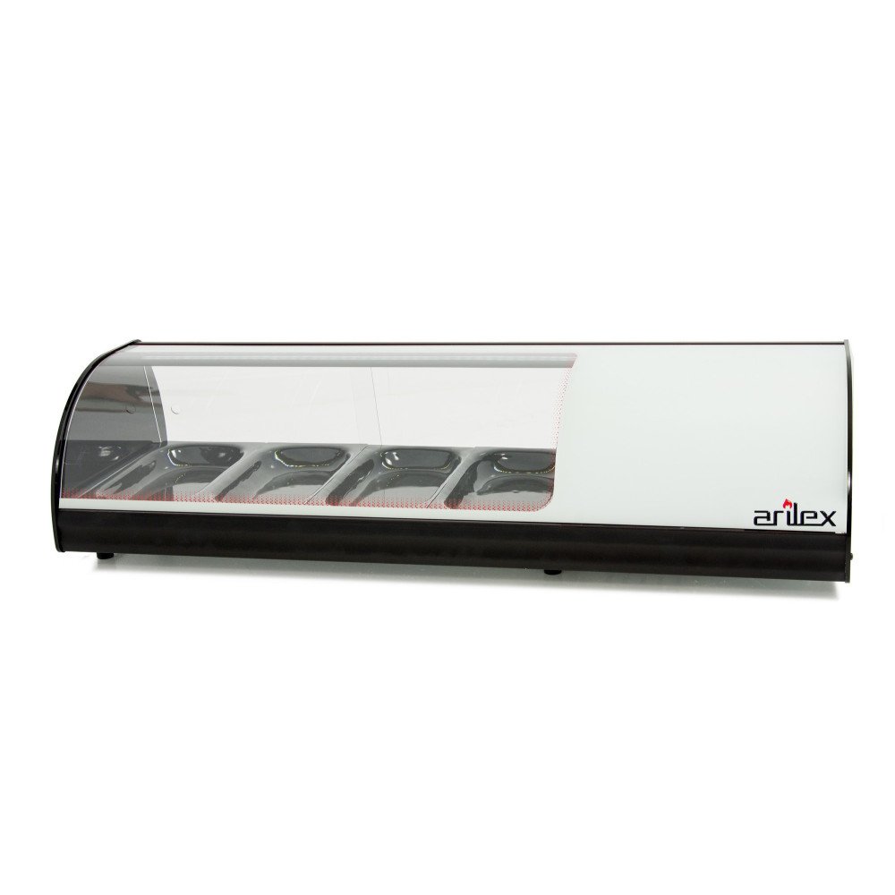 Vitrina Refrigerada Curva 4 Cubetas GN 1/3 | Gastroten