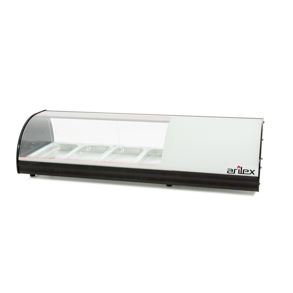 Vitrina Refrigerada Curva 4 Cubetas GN 1/3 | Gastroten