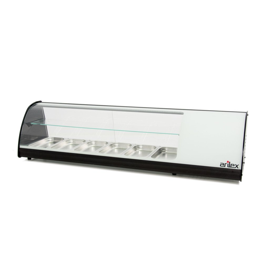 Vitrina Refrigerada Doble 6 Cubetas GN 1/3 | Gastroten