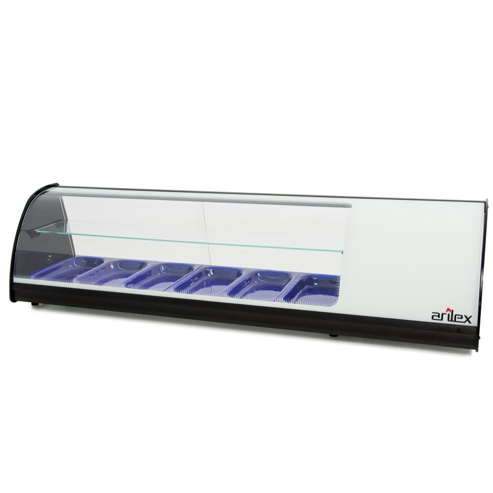 Vitrina Refrigerada Doble 6 Cubetas GN 1/3 | Gastroten