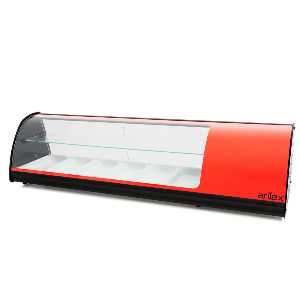 Vitrina Refrigerada Doble 6 Cubetas GN 1/3 | Gastroten