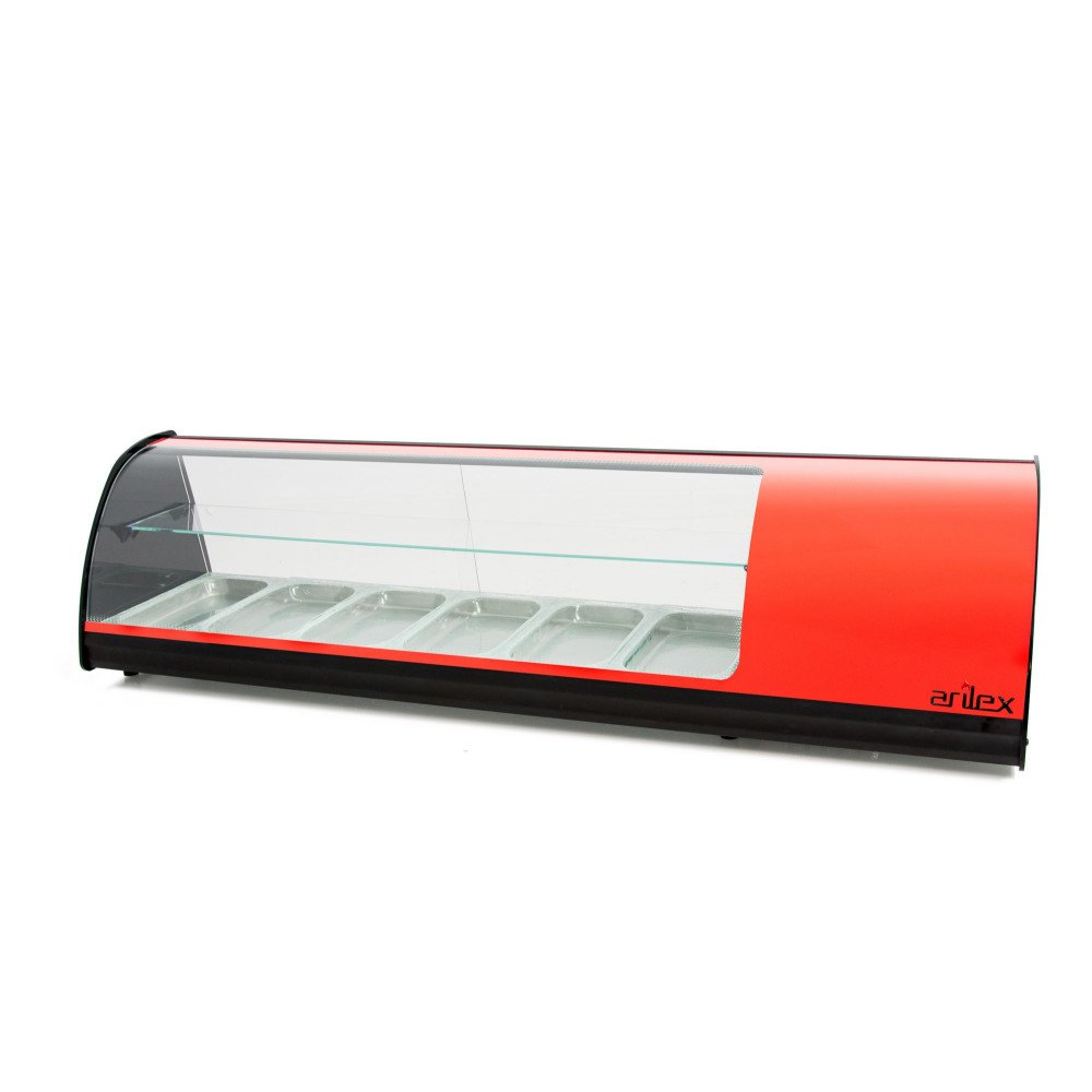Vitrina Refrigerada Doble 6 Cubetas GN 1/3 | Gastroten